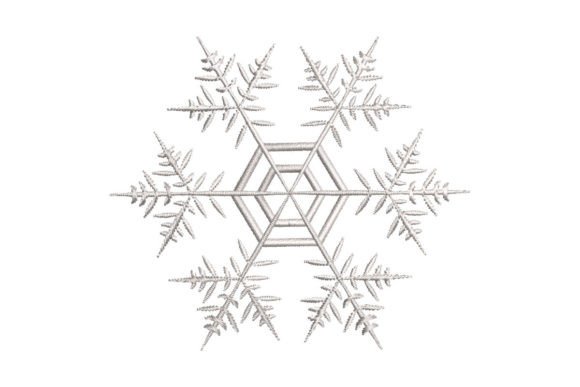 Beautiful Snowflake: A Versatile Christmas Embroidery Design
