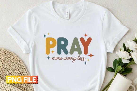 Christian Prayer Embroidery Style PNG Review