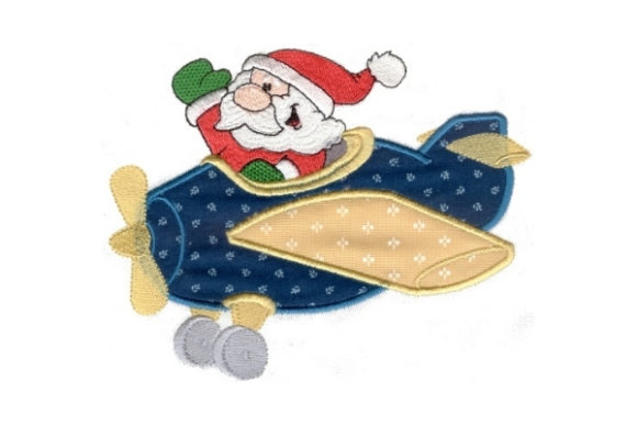 Flying Santa: A Festive Embroidery Design Review