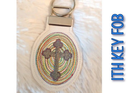 ITH Key Fob with Cross – A Touch of Faith
