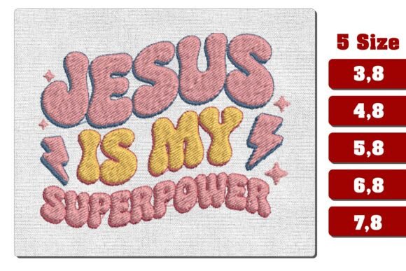 Jesus is My Superpower Embroidery PES Review