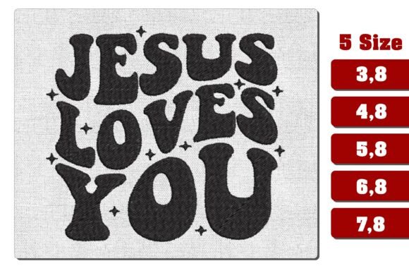 Jesus Loves You Embroidery Design PES Review