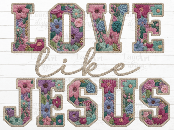 Love Like Jesus Easter Faux Embroidery Review