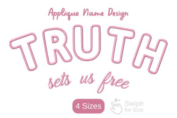 Truth Sets Us Free Applique: A Seasonal Delight